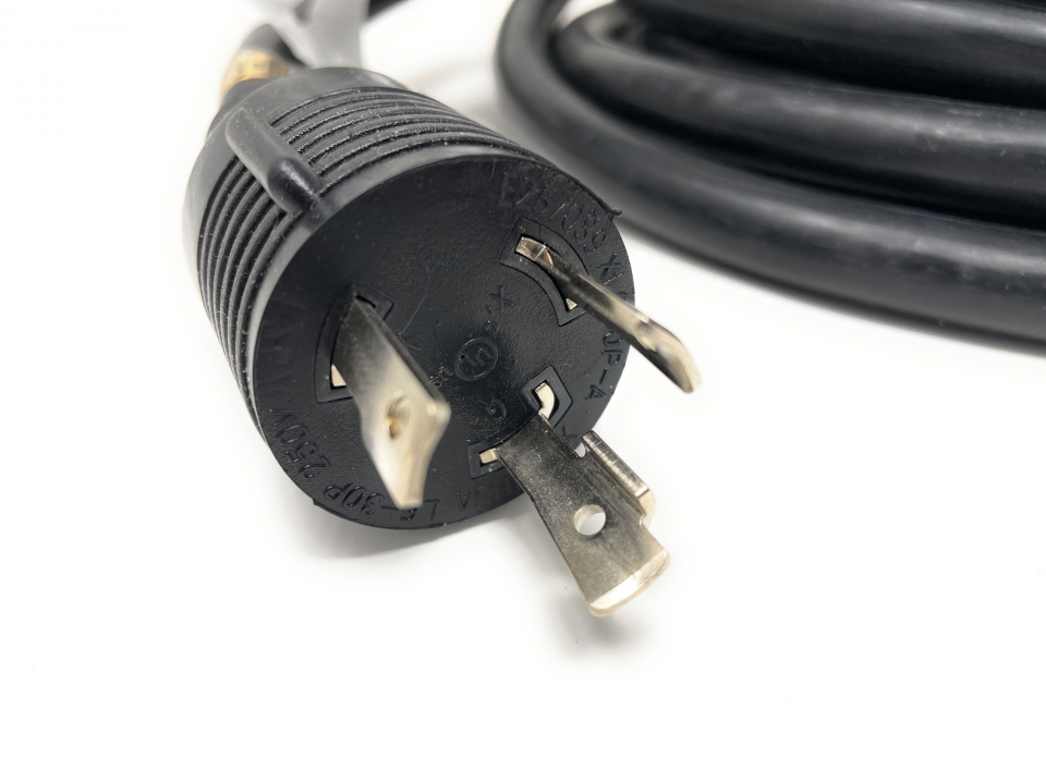 NEMA L6-30P Twist Lock Extension Power Cord- 30Amp - 3 Feet