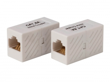 RJ45 Cat6A Female to Female Unshielded Coupler