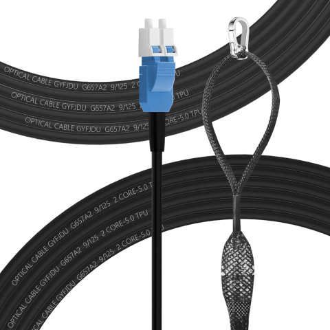 LC to LC OS2 Singlemode Direct Burial Duplex Fiber Cable