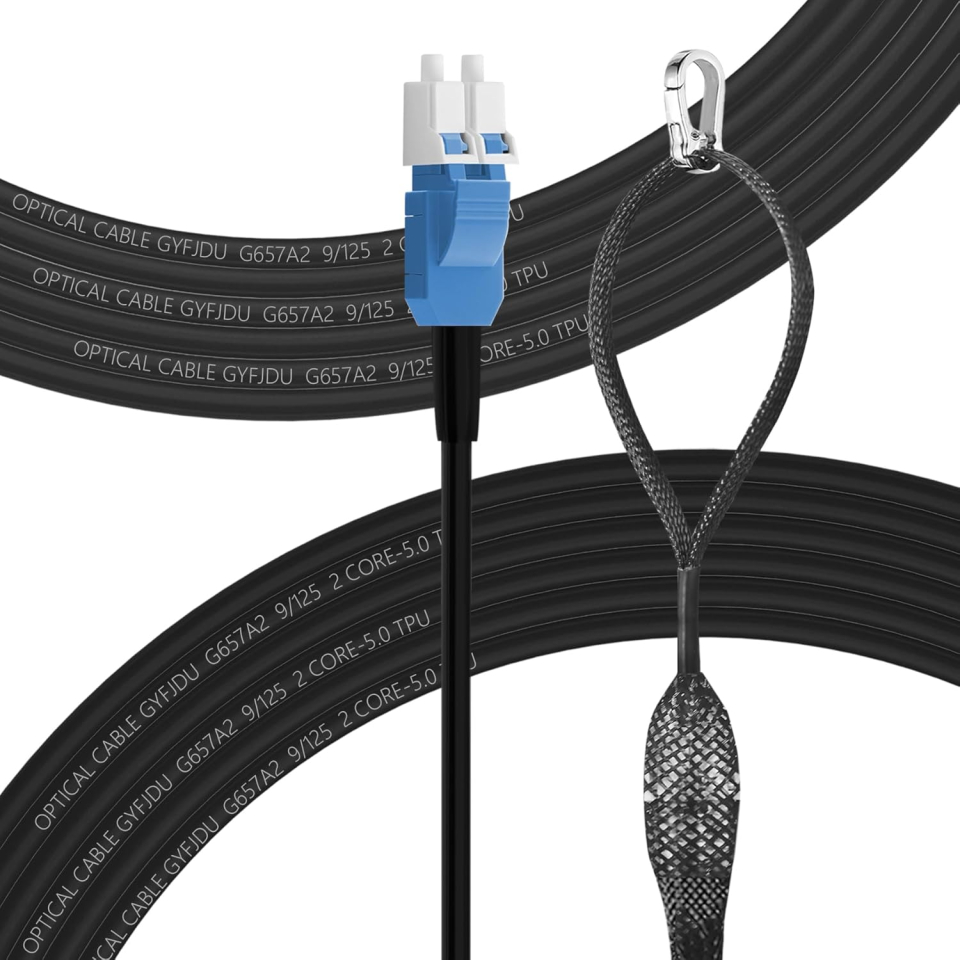 LC to LC OS2 Singlemode Direct Burial Duplex Fiber Cable