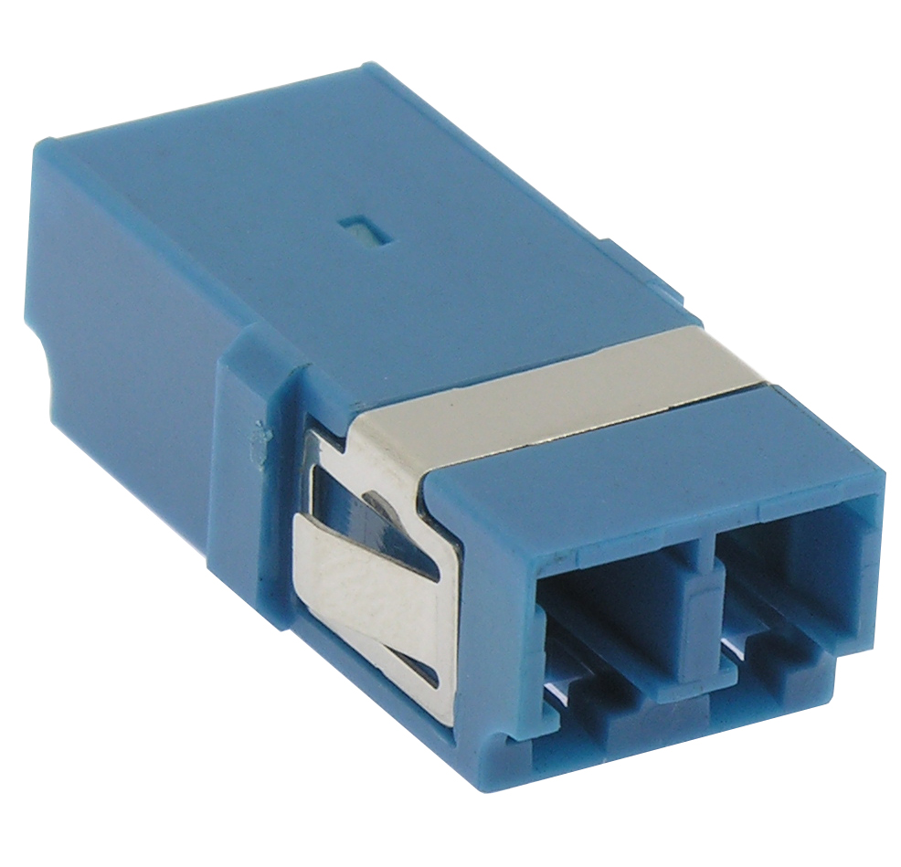 LC-LC Singlemode Duplex Fiber Optic F/F Adapter Plastic