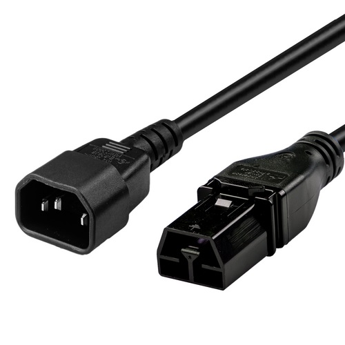 SafDGrid TLatch Connector to C14 SJT 14awg 2 meter Power cord