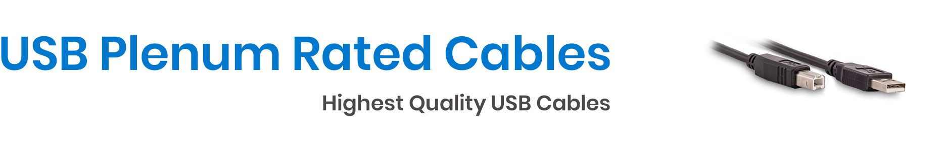 USB Plenum Cables