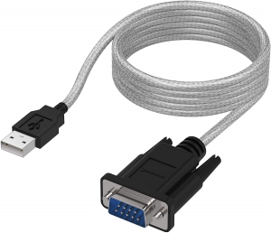USB to DB9 Male Serial Adapter With 6' Cable