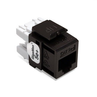 Leviton GigaMax 5e+ QuickPort Connector CAT 5e Brown