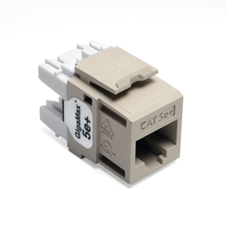 Leviton GigaMax 5e+ QuickPort Connector CAT 5e Ivory