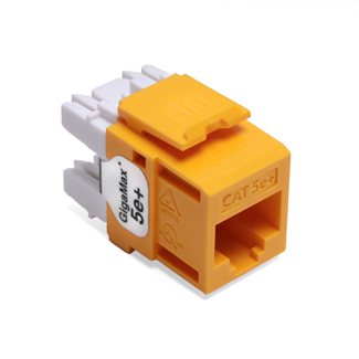 Leviton GigaMax 5e+ QuickPort Connector CAT 5e Yellow