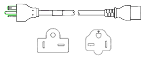 NEMA 6-20P to NEMA 6-20R - 20A