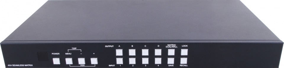 4x4 HDMI Video Wall Processor & Seamless Matrix Switch