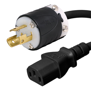 C13 to L5-15P locking power cable - shop cables.com.