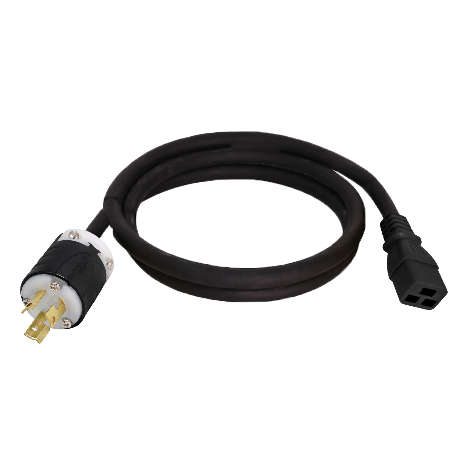 C19 to Nema L6-15 Plug 15Amp / 14awg Power Cord 6 Feet