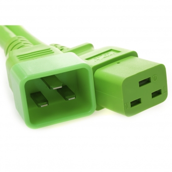 5 Feet C20 TO C19 PDU to Server 20 Amp Power Cord- Green