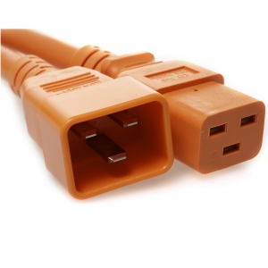 6 Feet C20 TO C19 PDU to Server 20 Amp Power Cord- Orange