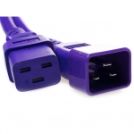 6 Feet C20 TO C19 PDU to Server 20 Amp Power Cord- Violet