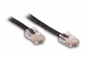 25Ft Black Cat6 Network Patch Cable 550MHz