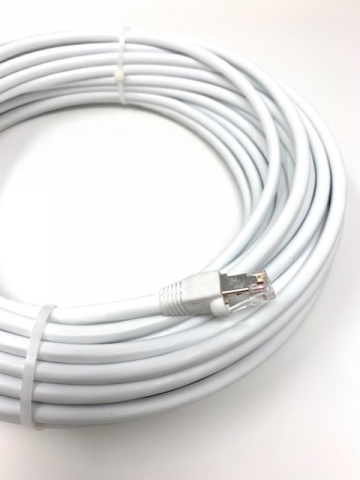 White 300ft Cat6 UV Resistant Waterproof Shielded Direct Burial
