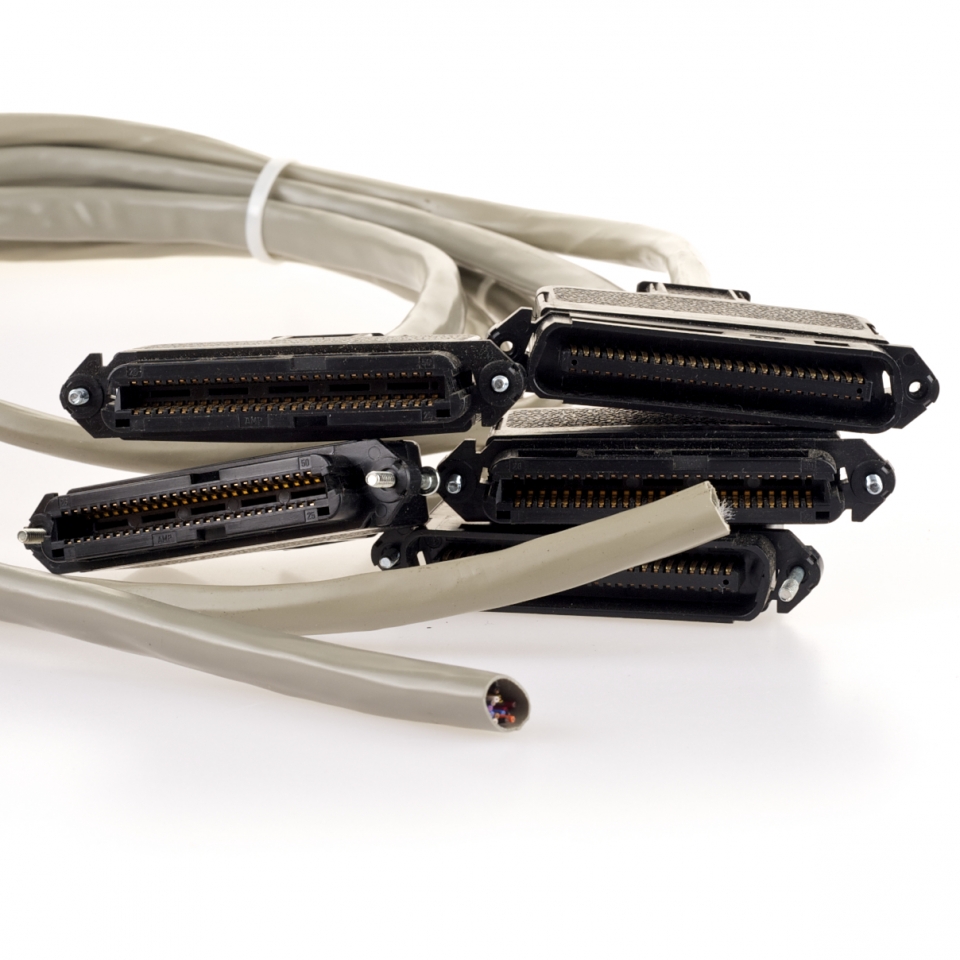 CAT.3 25 PAIR TELCO Cable 100' CENTRONICS 50 Male TO OPEN