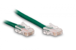 100 Feet Green Category 5e Network Patch Cable- Plenum Rated for in-ceiling installations!