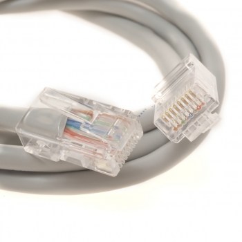 30Ft  Grey Cat5e Network Patch Cable 350MHz RJ45