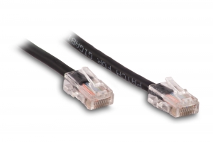 75Ft Black Cat5e Network Patch Cable 350MHz RJ45