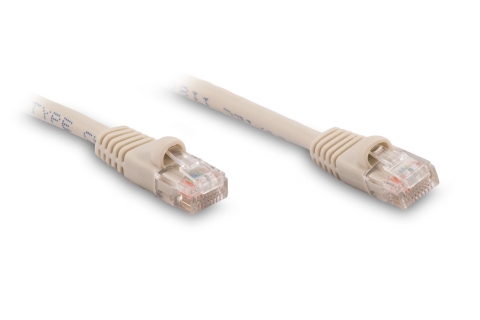 3ft Cat5e Ethernet Patch Cable - Gray Color - Snagless Boot