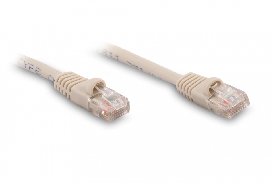 3ft Cat5e Ethernet Patch Cable - Gray Color - Snagless Boot