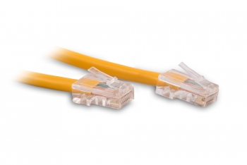 1Ft  Yellow Cat5e Network Patch Cable 350MHz RJ45