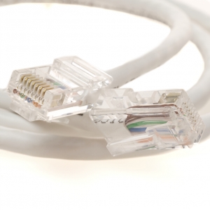 50 Feet Category 5e Network Patch Cable- Plenum Rated for in-ceiling installations!