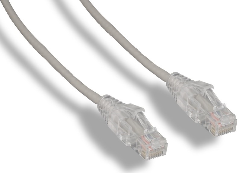 gray slim jacket Category 6 ethernet cable - shop cables.com.