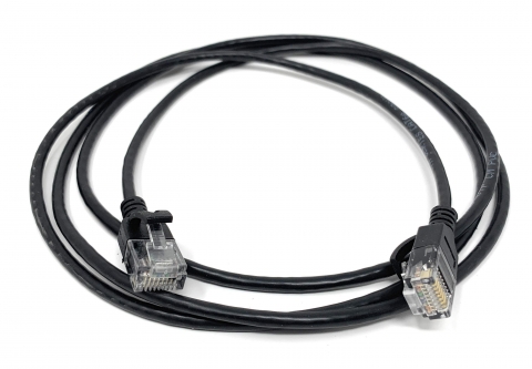 black slim jacket network patch cable - shop cables.com.