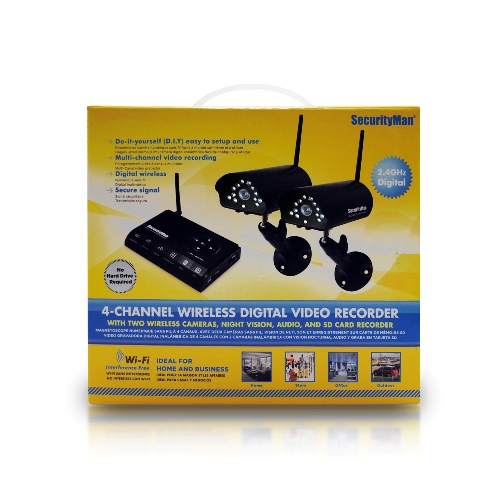 4-CH wireless DVR
