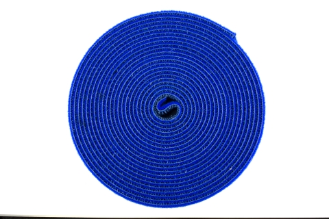 Velcro Roll 3/4 width, Blue 75 Foot Roll - Cables For Less