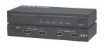 2x2 HDMI Switcher with Built-in Splitter with 3D support