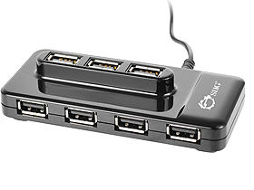 10-PORT HUB With 10 USB 2.0 PORTS