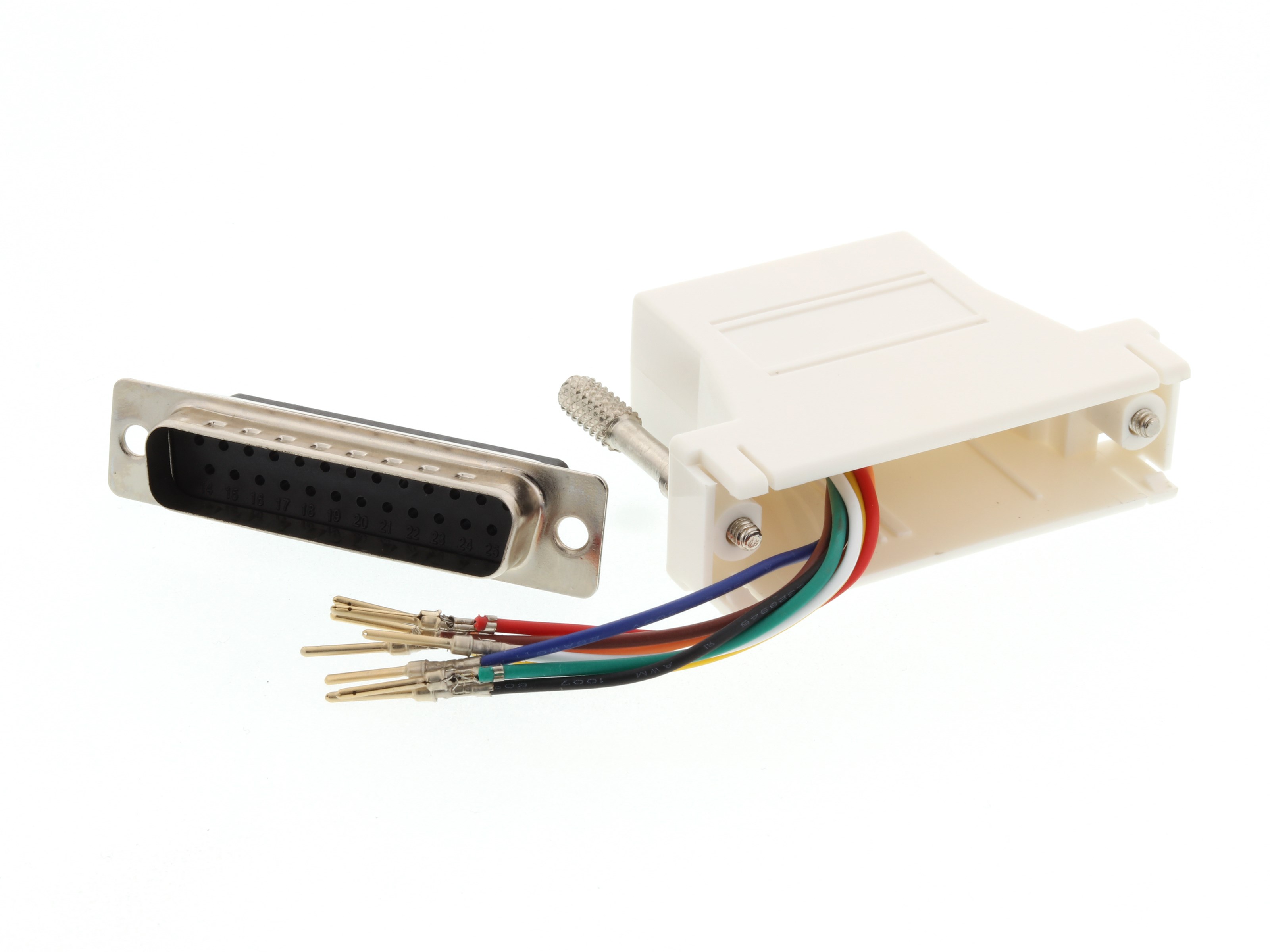 DB25 Male to RJ45 10C Modular Adapter Kit