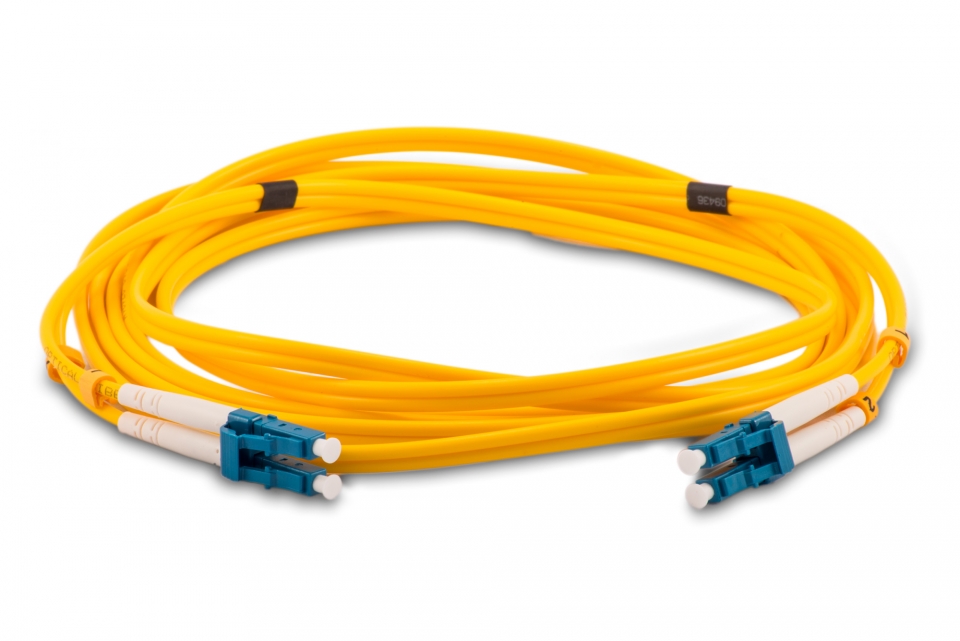 75m LC to LC OS2 Single Mode Duplex 9/125 Fiber Patch Cable