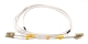 LC TO LC 10GB OM3 Duplex Multimode Fiber Optic Cable-1 Meter White Jacket