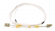 LC TO LC 10GB OM3 Duplex Multimode Fiber Optic Cable-1 Meter White Jacket