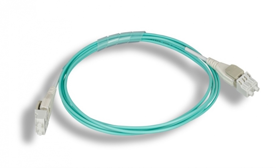 LC to LC OM3 10Gb Uniboot 2M Duplex Multimode Fiber Optic Cable