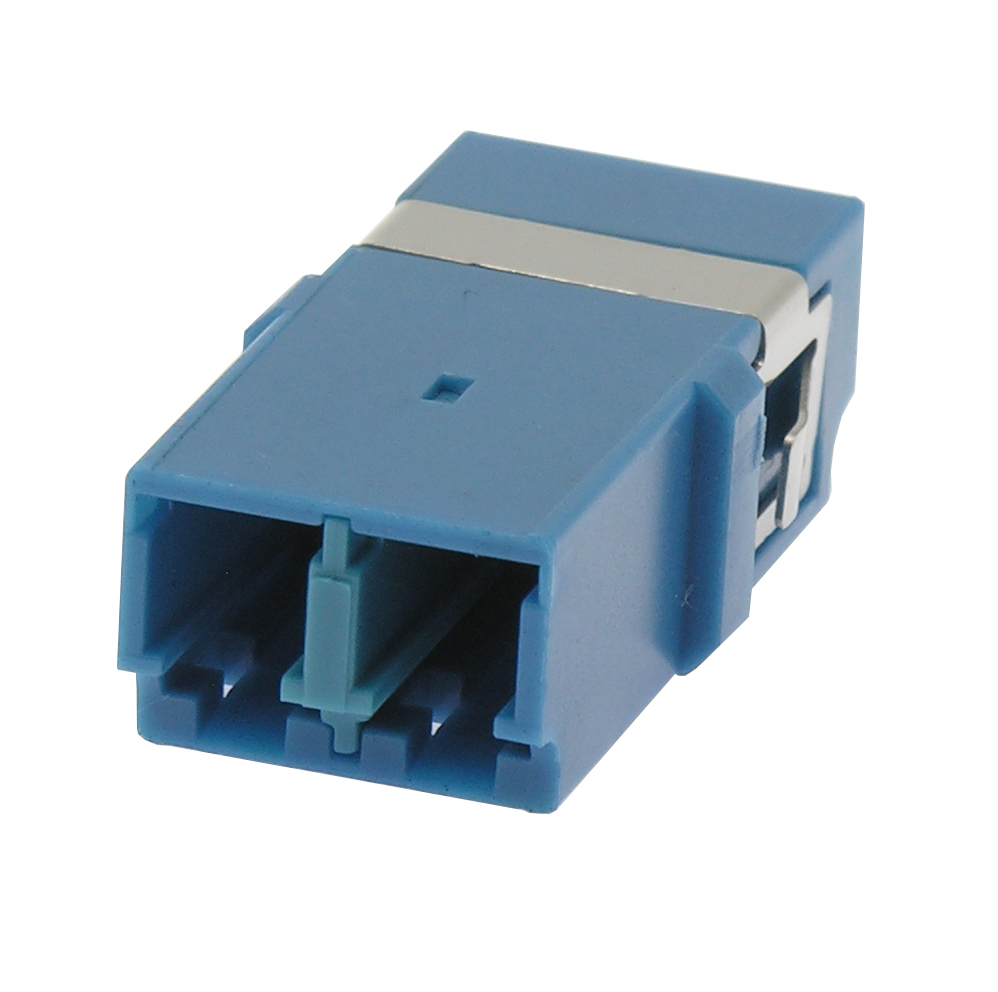 LC-LC MultiMode Duplex Fiber Optic F/F Adapter Plastic