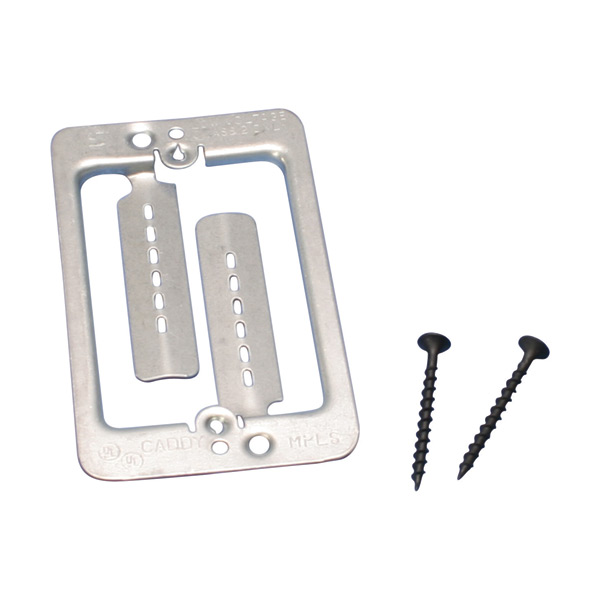 Single gang Mounting Plate Brackets Screws to dryWall (Screws included)