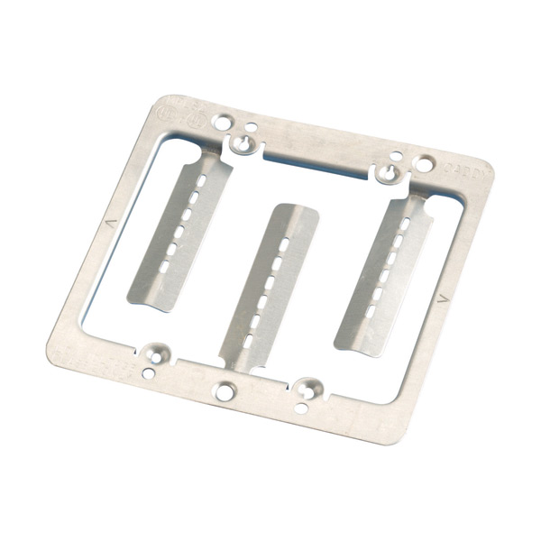 Double gang Mounting Plate Brackets Screws to dryWall (Screws included)