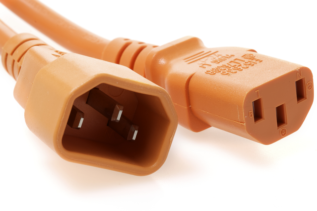 C14 to C13 Orange 15 Amp