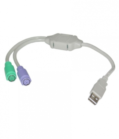 PS/2 Converter For Keyboard And Mouse With Mini DIN Plug