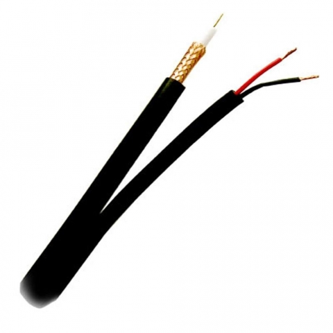 RG-59/U Type siamese coax plus one pair 18 AWG Stranded 500ft