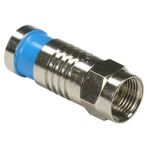 RG6 Compression F Quad Type Connector