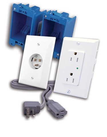 Recessed AC Outlet Wall Plates