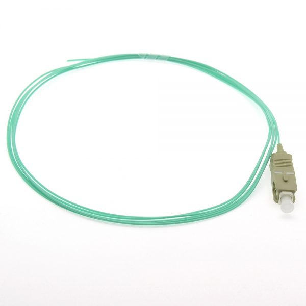 2m SC/UPC Simplex OM3 Multimode Aqua Pigtail