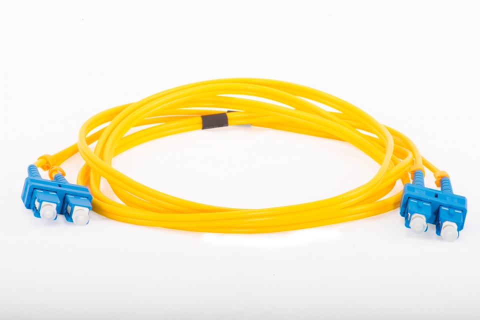 30m SC/SC Single-Mode Duplex 9/125 Fiber Patch Cable