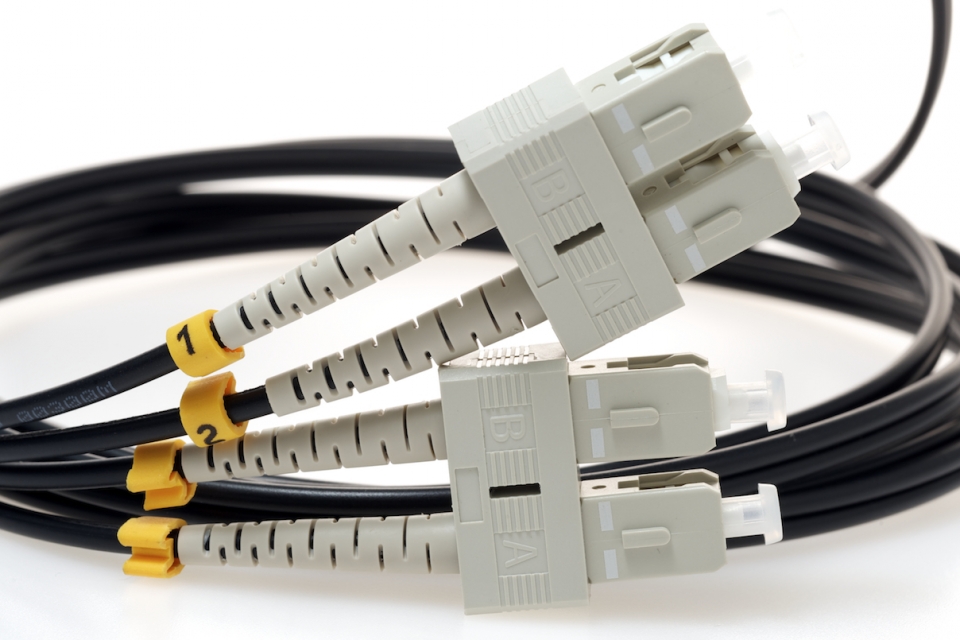 SC TO SC 50/125 Duplex Multimode Fiber Optic Cable-1 Meter Black Jacket